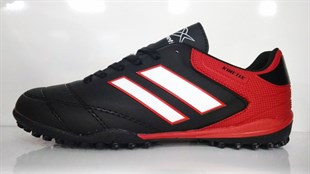Kinetix Ador Siyaj Kırmızı Halı Saha Spor Ayakkabı
