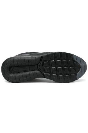 Kinetix Pagol PU Air Max Full Siyah Erkek Sneaker Spor Ayakkabı v3